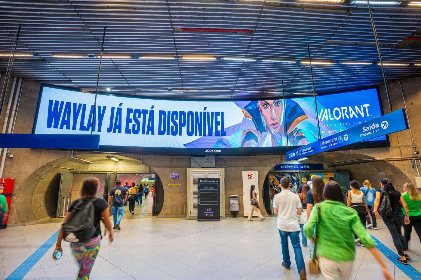 Painel Waylay já está disponível no metrô